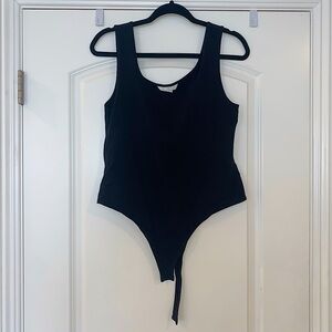 H&M Black Scoop-neck Tank Top Bodysuit